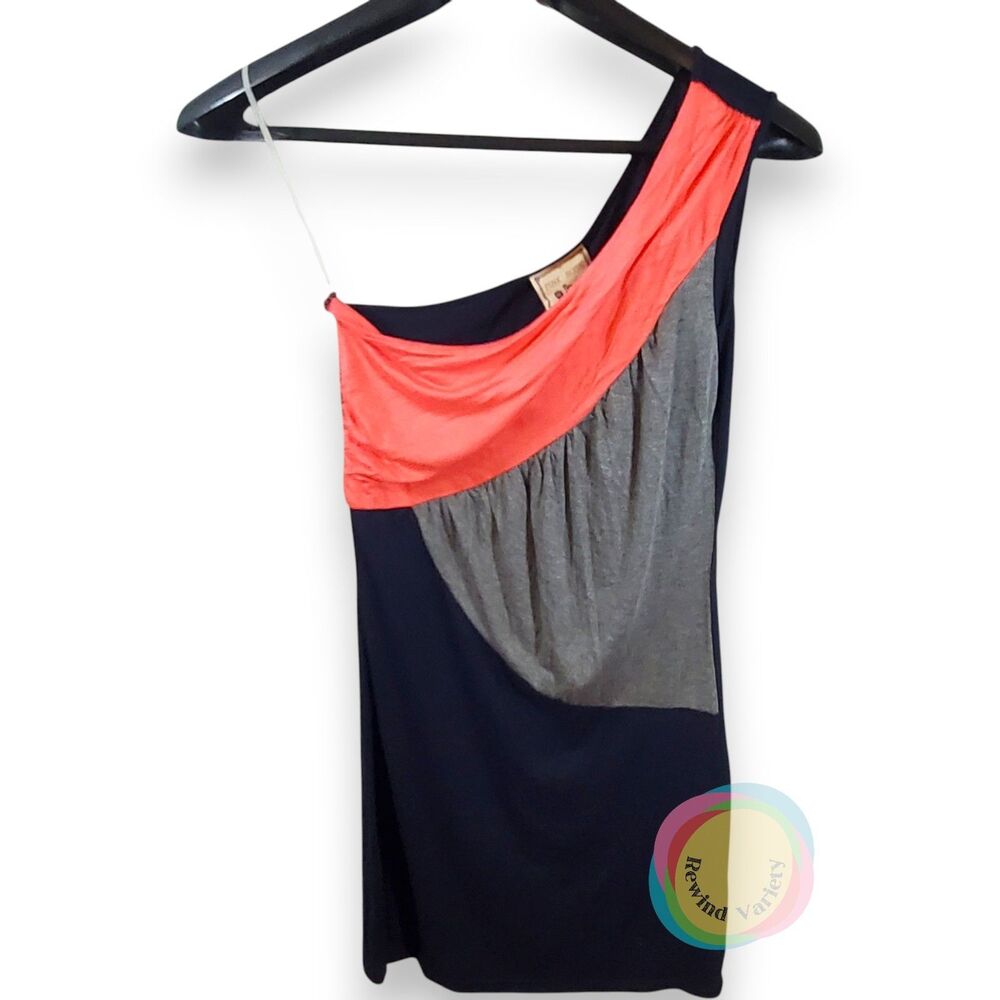 Pink Rose NWT Colorblock One Shoulder Dress S